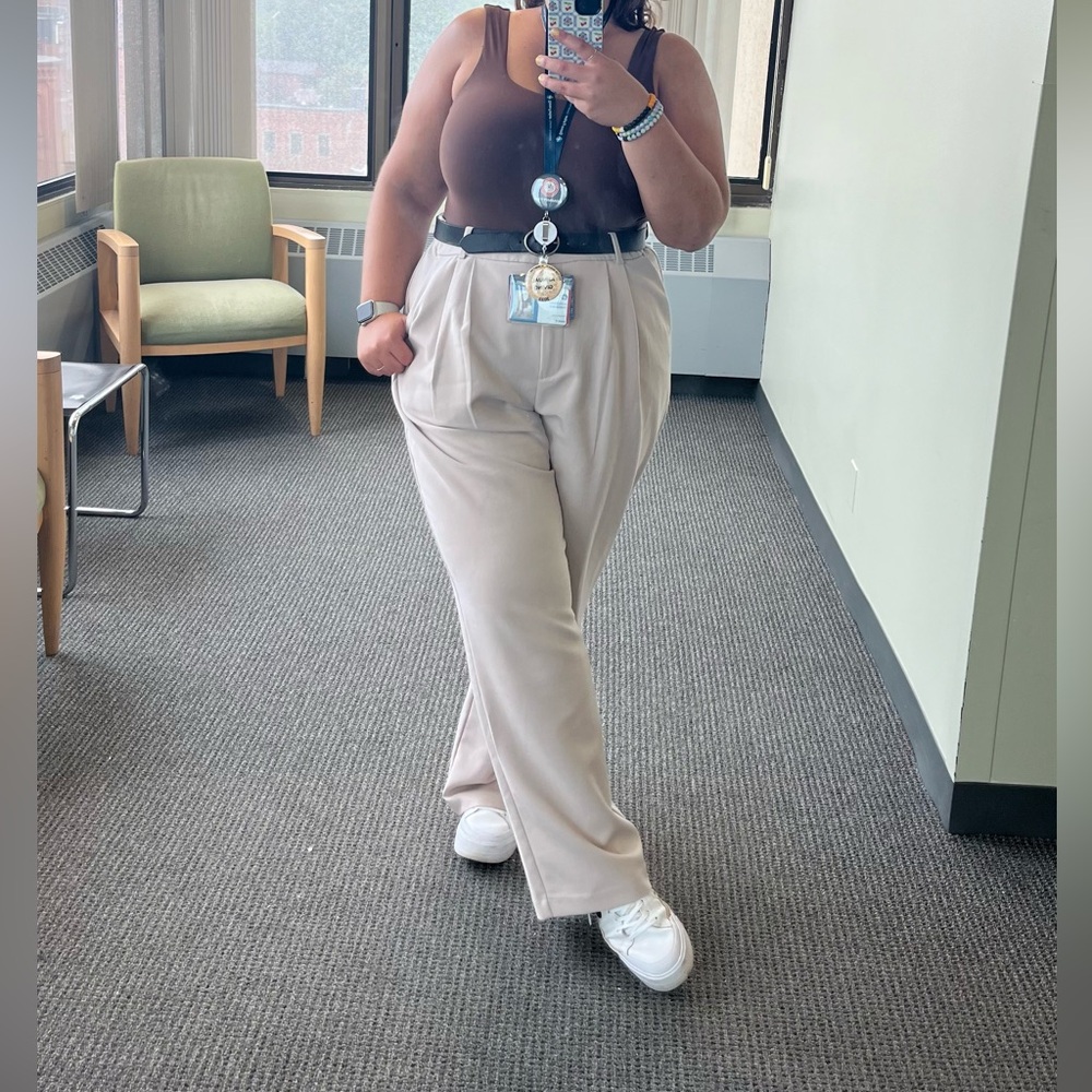 Abercrombie Curve Love Sloane Wide Leg 34L